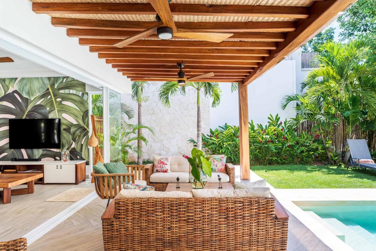 טולום Villa Ek'Balam & Villa Flamingo, Luxury Villas, Private Pool, Private Garden, Jacuzzi, 24H Security מראה חיצוני תמונה