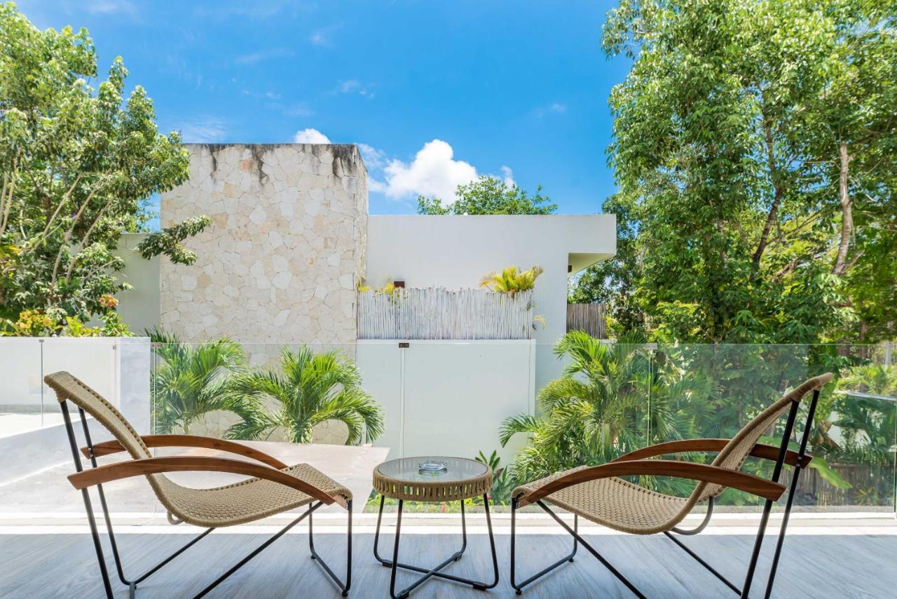 טולום Villa Ek'Balam & Villa Flamingo, Luxury Villas, Private Pool, Private Garden, Jacuzzi, 24H Security מראה חיצוני תמונה