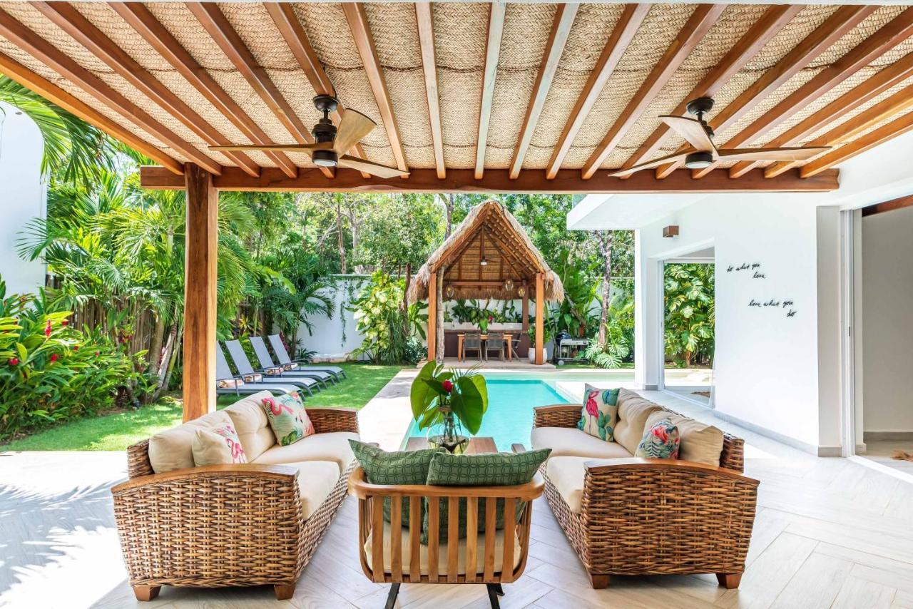 טולום Villa Ek'Balam & Villa Flamingo, Luxury Villas, Private Pool, Private Garden, Jacuzzi, 24H Security מראה חיצוני תמונה
