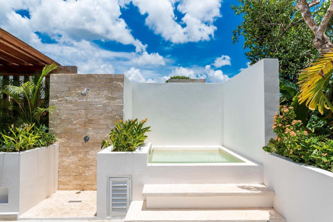 טולום Villa Ek'Balam & Villa Flamingo, Luxury Villas, Private Pool, Private Garden, Jacuzzi, 24H Security מראה חיצוני תמונה