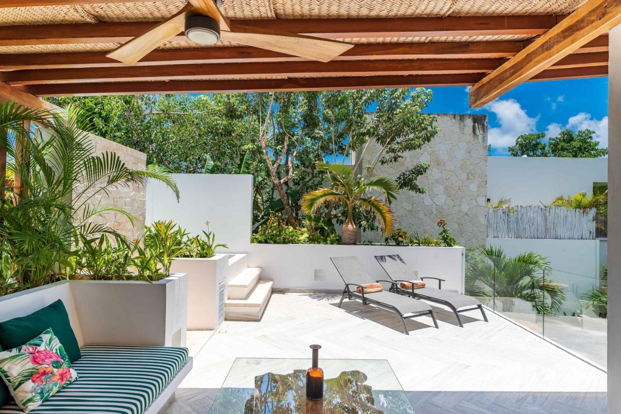 טולום Villa Ek'Balam & Villa Flamingo, Luxury Villas, Private Pool, Private Garden, Jacuzzi, 24H Security מראה חיצוני תמונה