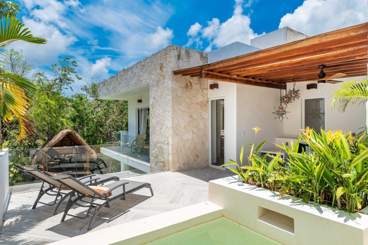 טולום Villa Ek'Balam & Villa Flamingo, Luxury Villas, Private Pool, Private Garden, Jacuzzi, 24H Security מראה חיצוני תמונה