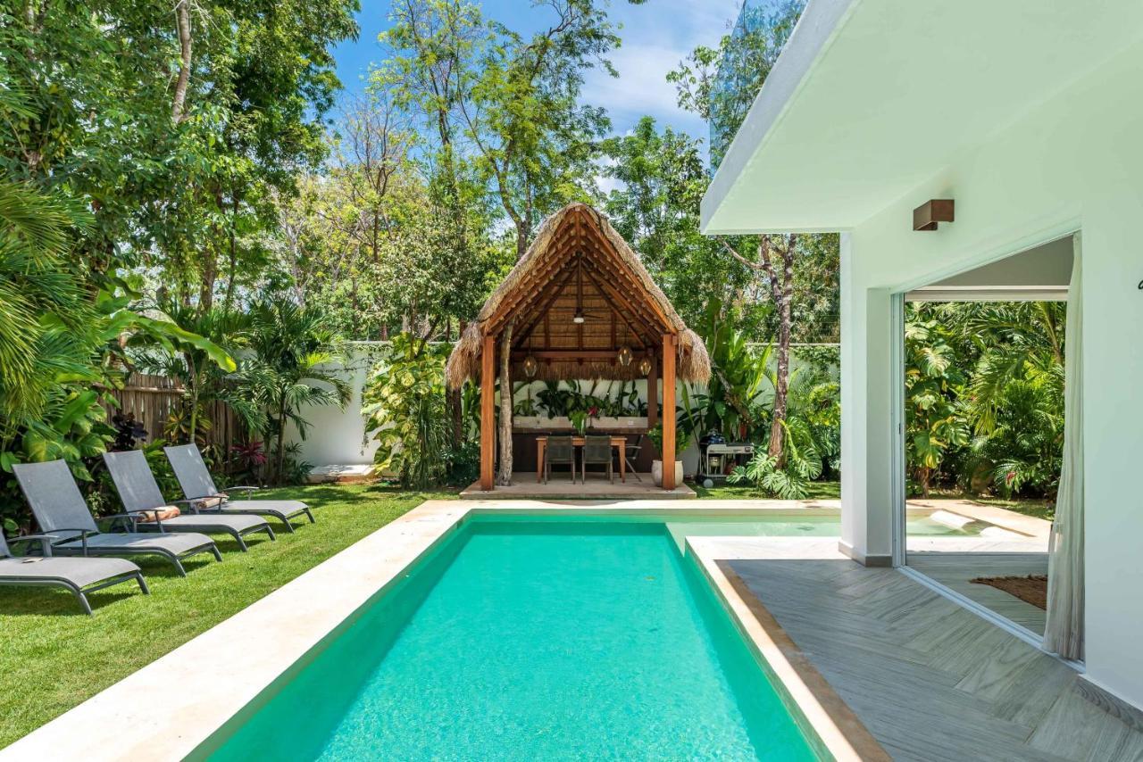 טולום Villa Ek'Balam & Villa Flamingo, Luxury Villas, Private Pool, Private Garden, Jacuzzi, 24H Security מראה חיצוני תמונה