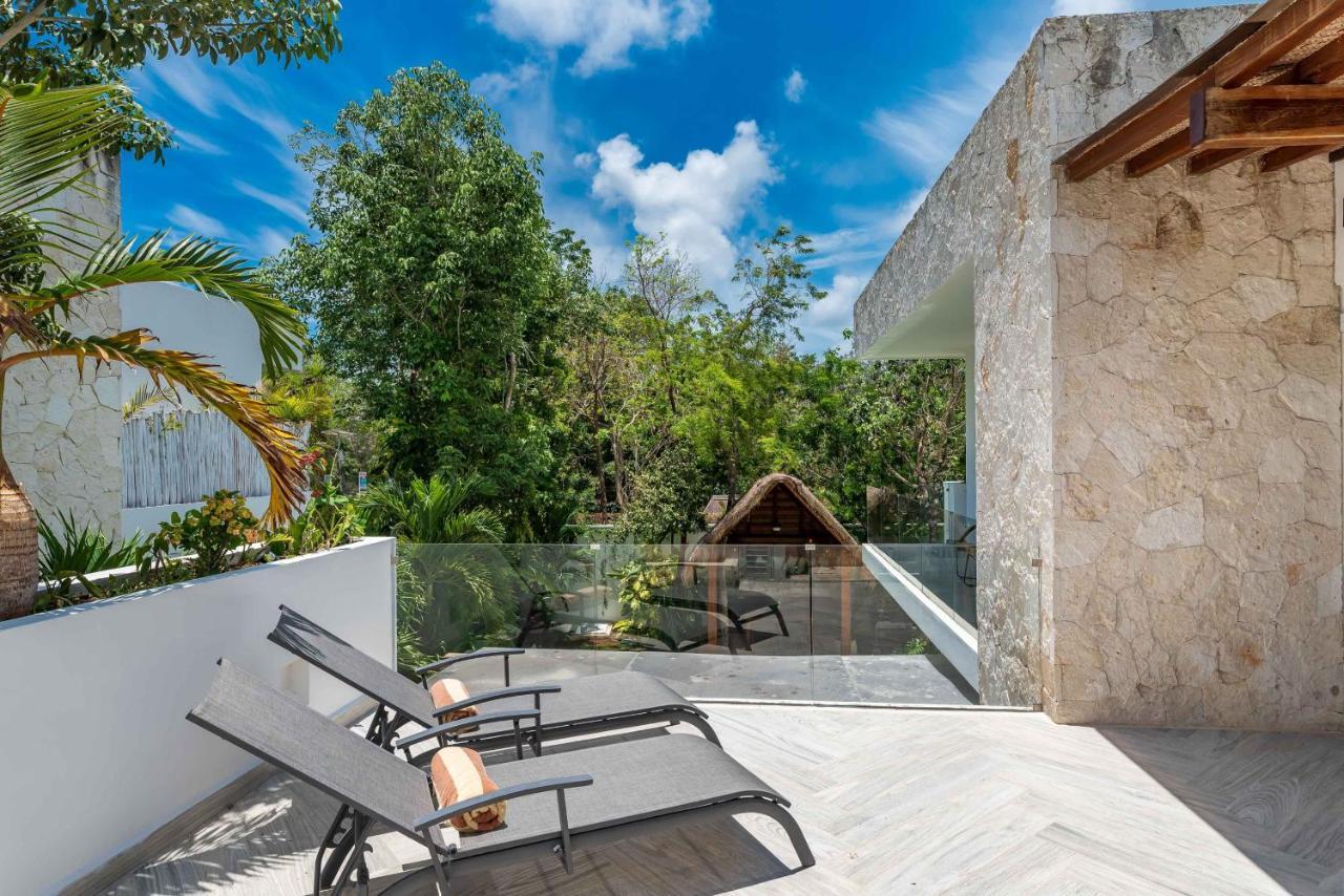 טולום Villa Ek'Balam & Villa Flamingo, Luxury Villas, Private Pool, Private Garden, Jacuzzi, 24H Security מראה חיצוני תמונה