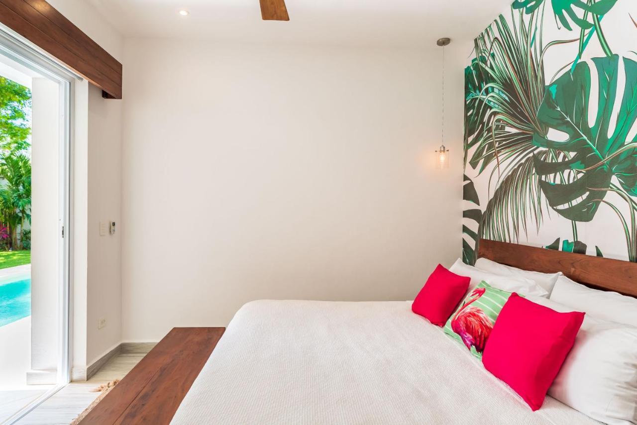 טולום Villa Ek'Balam & Villa Flamingo, Luxury Villas, Private Pool, Private Garden, Jacuzzi, 24H Security מראה חיצוני תמונה