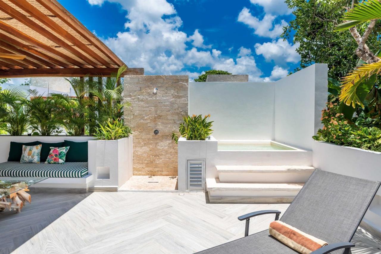 טולום Villa Ek'Balam & Villa Flamingo, Luxury Villas, Private Pool, Private Garden, Jacuzzi, 24H Security מראה חיצוני תמונה