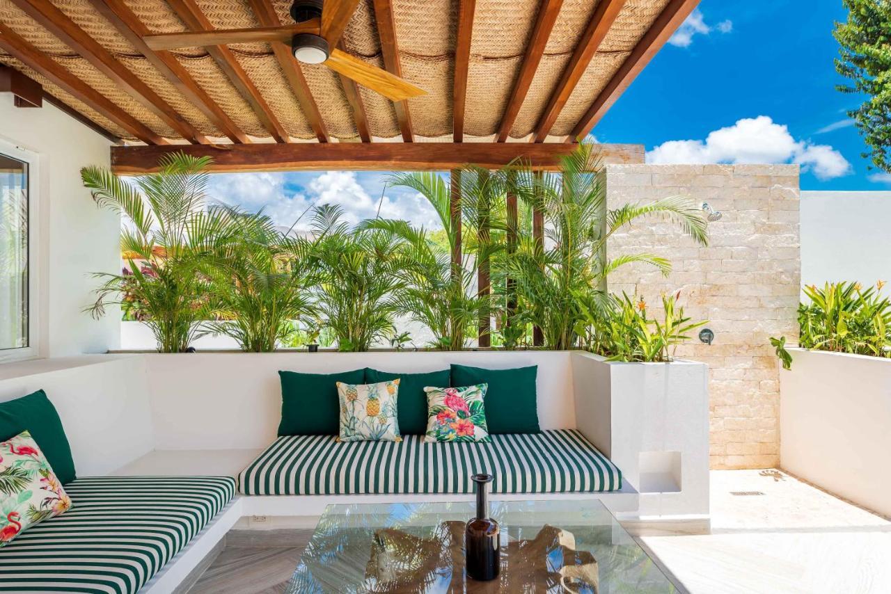 טולום Villa Ek'Balam & Villa Flamingo, Luxury Villas, Private Pool, Private Garden, Jacuzzi, 24H Security מראה חיצוני תמונה
