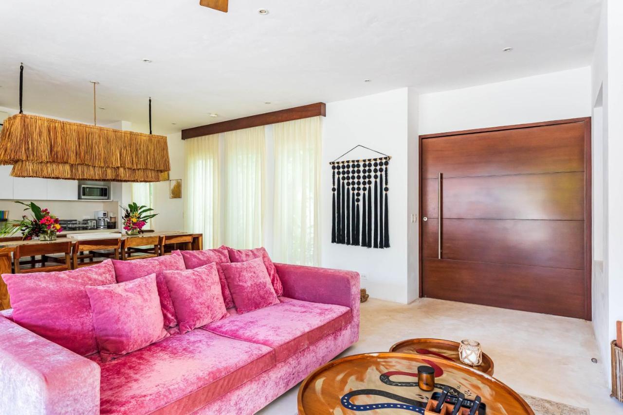 טולום Villa Ek'Balam & Villa Flamingo, Luxury Villas, Private Pool, Private Garden, Jacuzzi, 24H Security מראה חיצוני תמונה