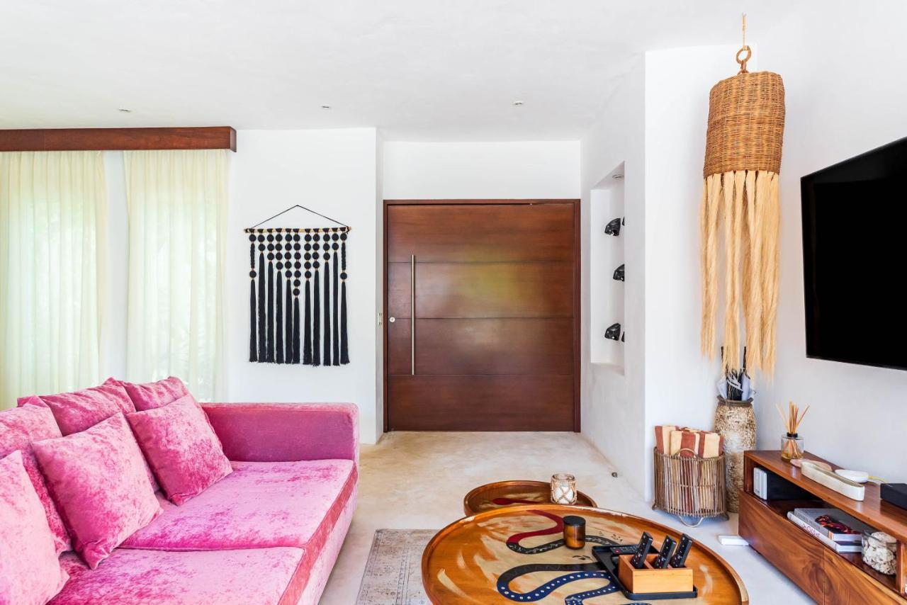 טולום Villa Ek'Balam & Villa Flamingo, Luxury Villas, Private Pool, Private Garden, Jacuzzi, 24H Security מראה חיצוני תמונה