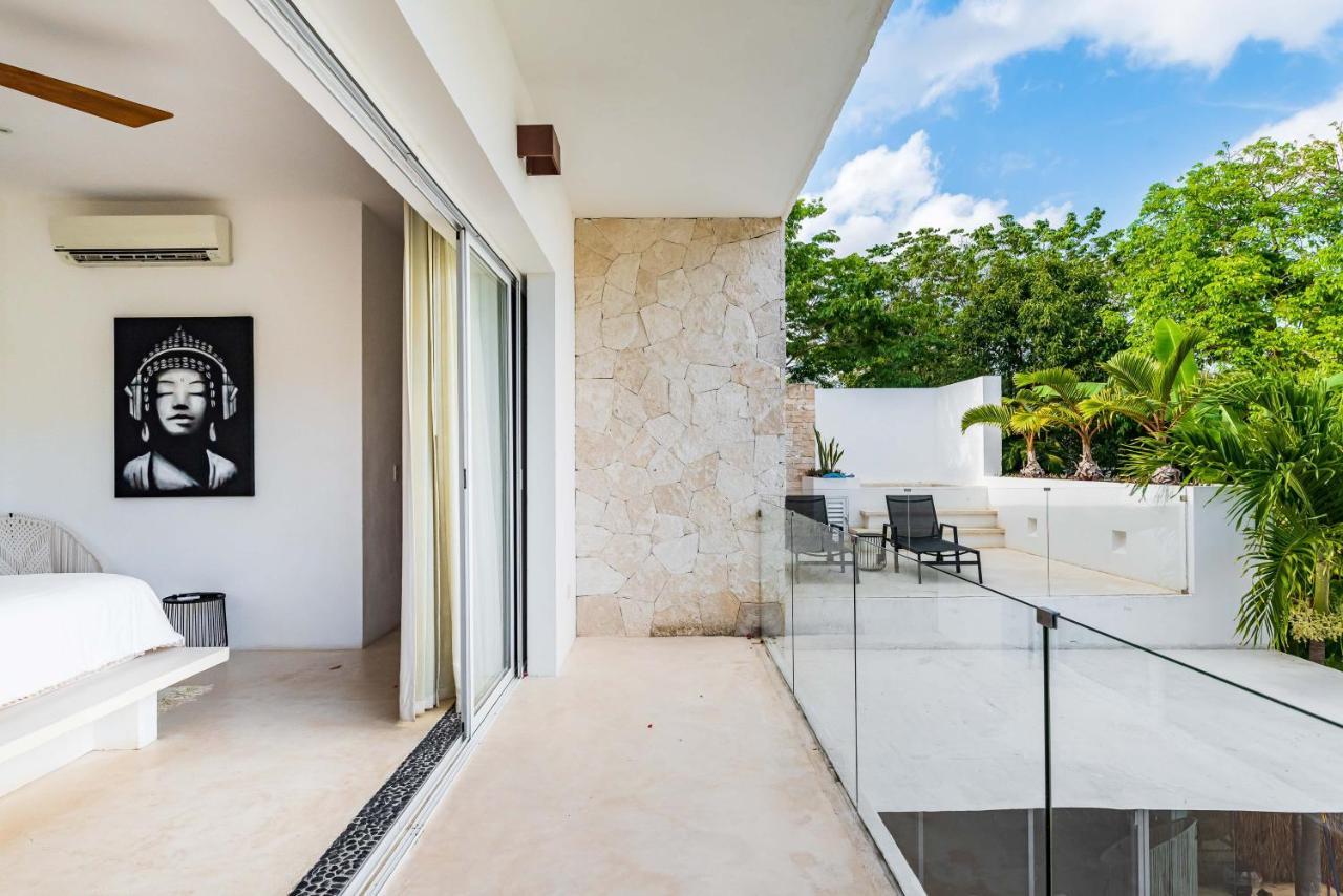 טולום Villa Ek'Balam & Villa Flamingo, Luxury Villas, Private Pool, Private Garden, Jacuzzi, 24H Security מראה חיצוני תמונה